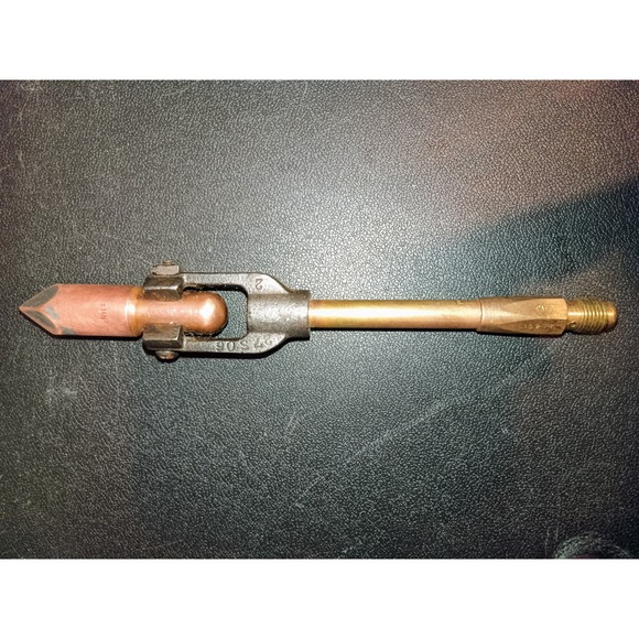 Prest-O-Lite #8 Air Acetylene Soldering Iron Tip #1 copper - Picture 3 of 5